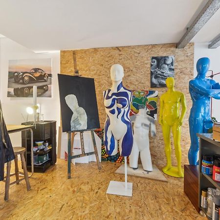 Cosy Art Studio Near Station With Bikes And Garden Gent Dış mekan fotoğraf
