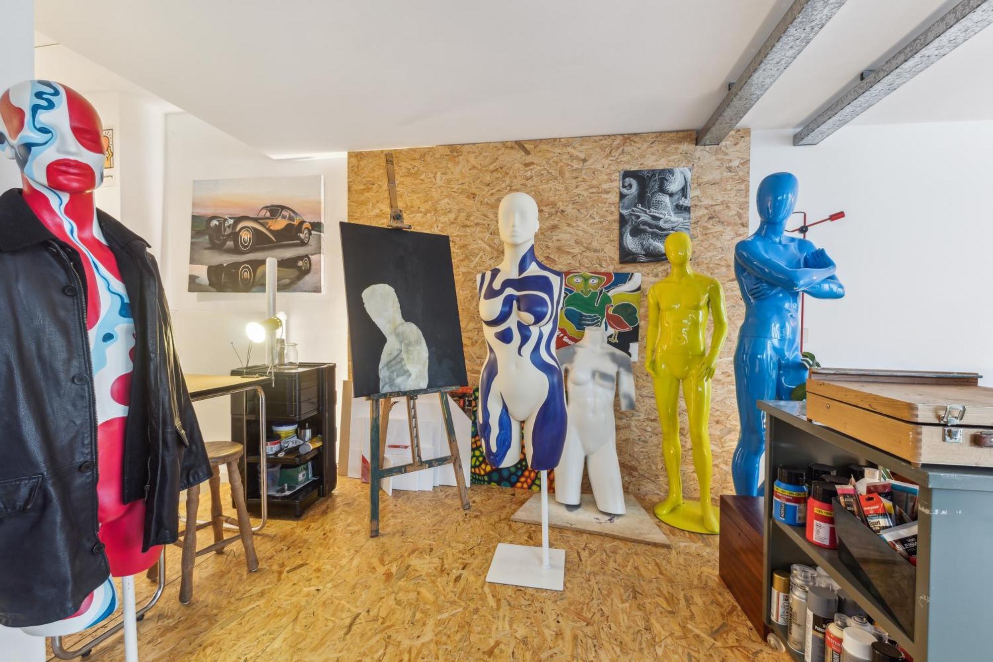 Cosy Art Studio Near Station With Bikes And Garden Gent Dış mekan fotoğraf